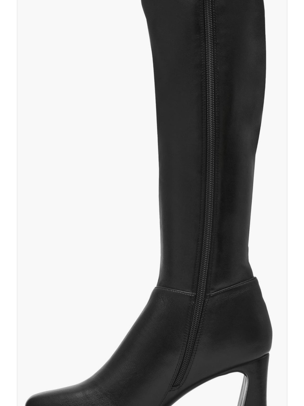 Steve Madden Hunny Knee High Boots Black Size 8.5 New in Box - Picture 4 of 12
